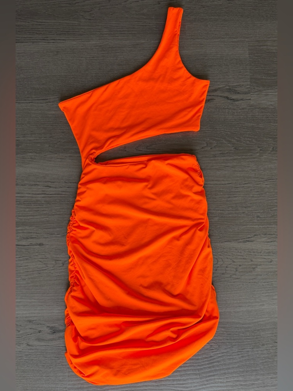 Bright Orange Bodycon Dress
